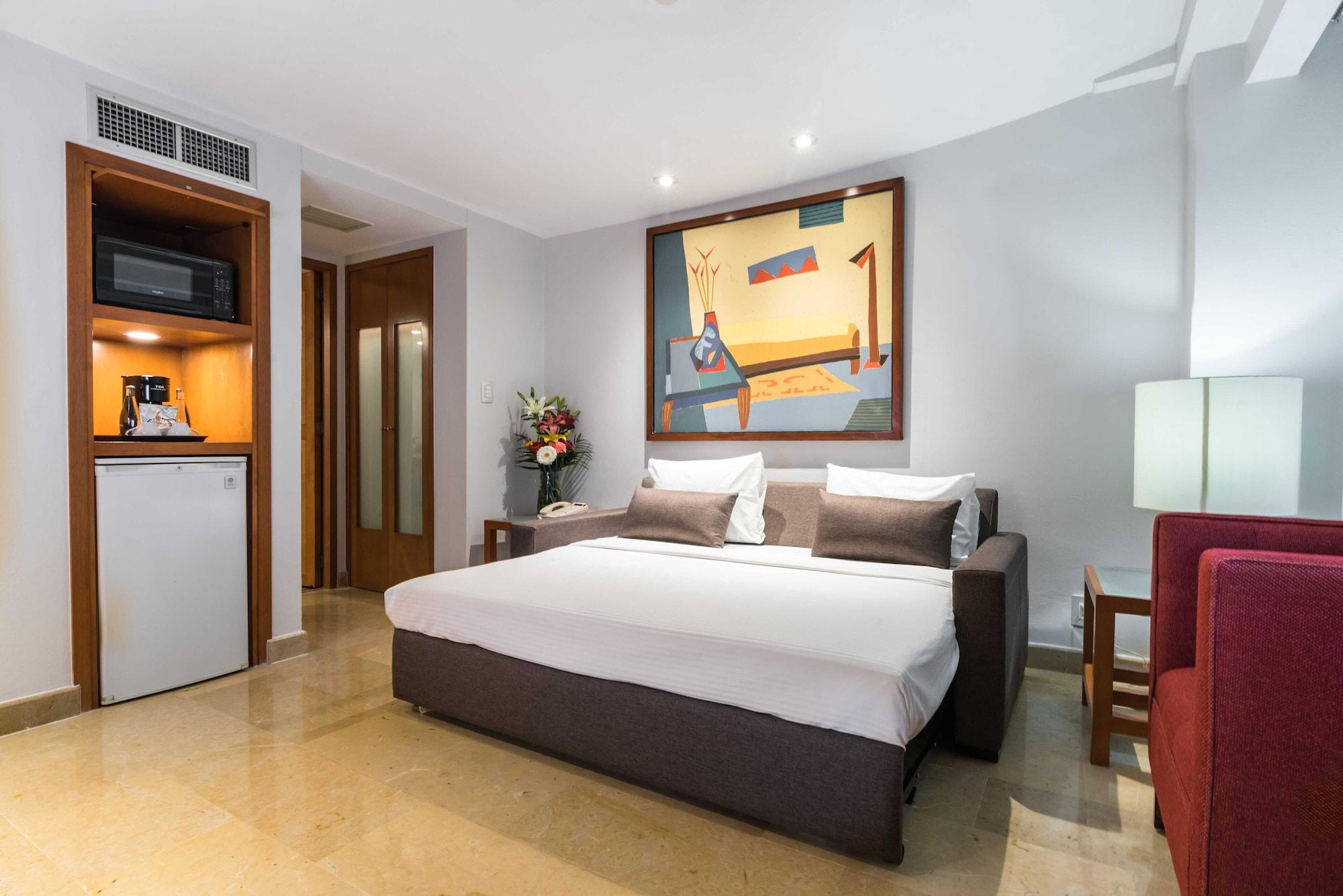 Eurostars Zona Rosa Suites Mexiko-Stadt Exterior foto A room at the hotel