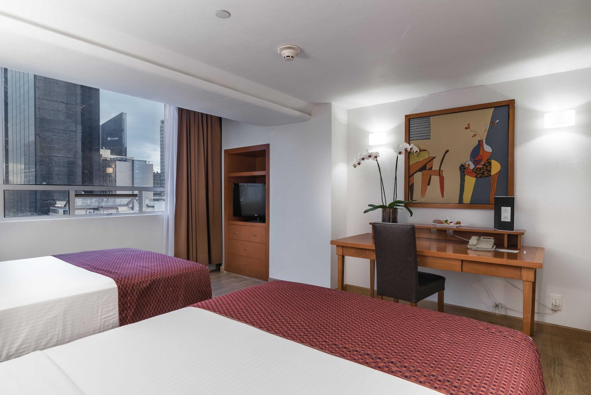 Eurostars Zona Rosa Suites Mexiko-Stadt Exterior foto A room at the hotel