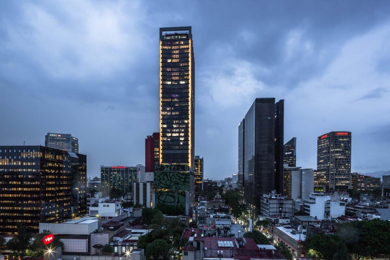 Eurostars Zona Rosa Suites Mexiko-Stadt Exterior foto Torre Futura
